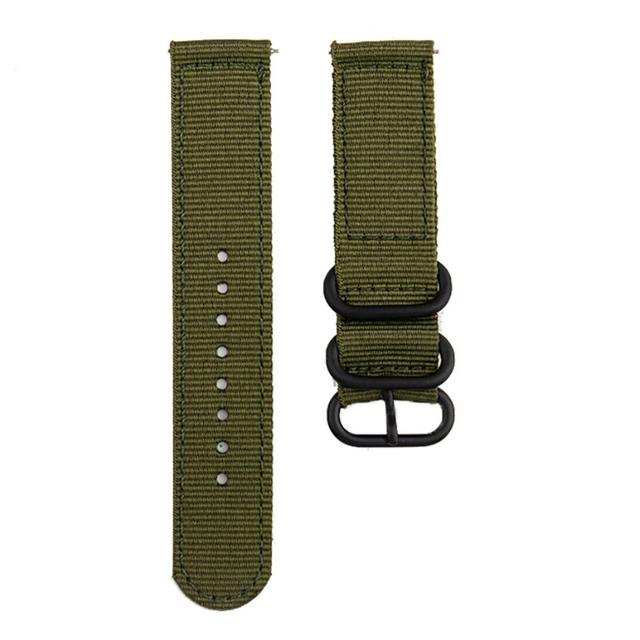 O Ozone Woven Nylon Strap Compatible with Samsung Galaxy Watch 3 45mm / Galaxy Watch 46mm / Gear S3 Frontier / Classic / Watch GT 2 46mm Bands, 22mm Quick Release Replacement Strap Band - Green - SW1hZ2U6NjMzMzU4