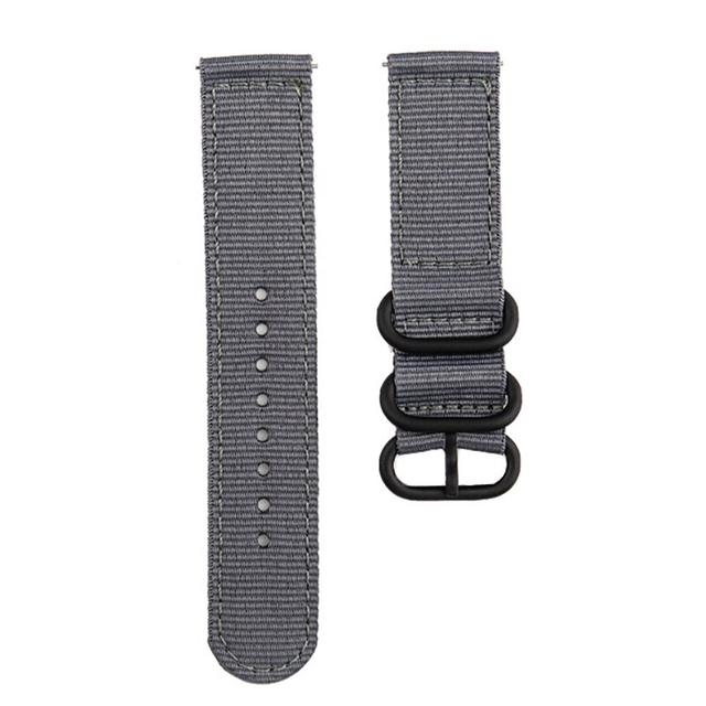 O Ozone Woven Nylon Strap Compatible with Samsung Galaxy Watch 3 45mm / Galaxy Watch 46mm / Gear S3 Frontier / Classic / Watch GT 2 46mm Bands, 22mm Quick Release Replacement Strap Band - Grey - SW1hZ2U6NjMzMzcz