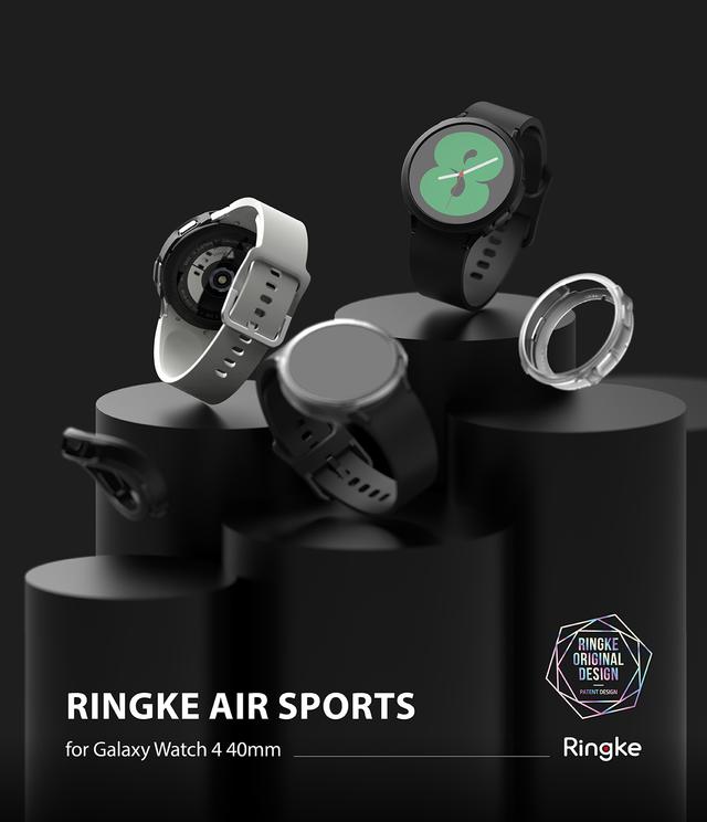 اطار ساعة سامسونج 40 ملم - شفاف غير لامع Ringke Air Sport Series Samsung Galaxy Watch 4 Case - SW1hZ2U6NjMzODAw