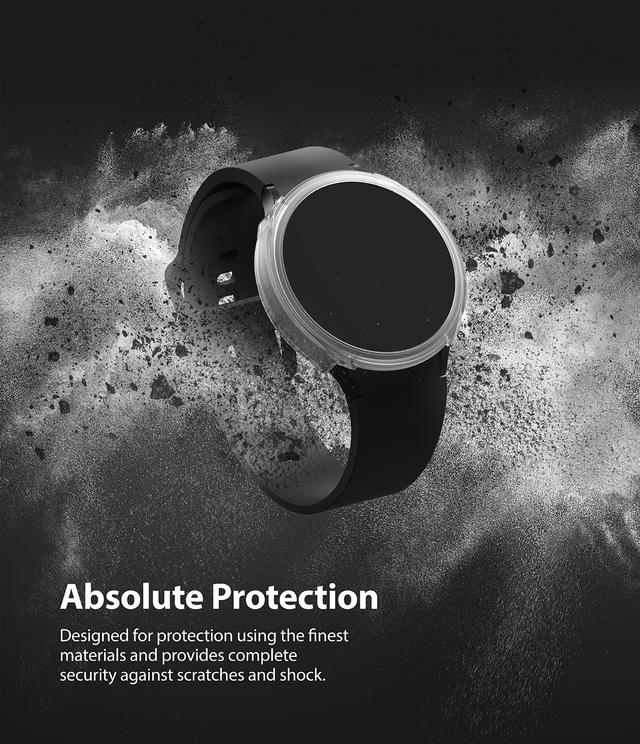 Ringke Air Sport Series Compatible with Samsung Galaxy Watch 4 Case Lightweight Slim Cover [ PowerShare Compatible ] [ Designed Case for Galaxy Watch 4 44mm ] - matte Clear - SW1hZ2U6NjMzODMy