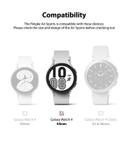 Ringke Air Sport Series Compatible with Samsung Galaxy Watch 4 Case Lightweight Slim Cover [ PowerShare Compatible ] [ Designed Case for Galaxy Watch 4 44mm ] - matte Clear - SW1hZ2U6NjMzODM0