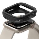 Ringke Air Sports Compatible with Apple Watch 7 41mm Case, Thin Soft Flexible Rugged TPU Raised Bezel Frame Protective Button Cover for Apple Watch Series SE/7/ 6/5/4 41mm -Black - SW1hZ2U6NjMzOTEz