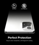 غطاء عدسة كاميرا لهاتف Samsung Galaxy A33 5G / A53 5G / A73 5G أسود Camera Styling Lens Protector, Aluminium Frame Tough Protective - Ringke - SW1hZ2U6NjM0MjY3