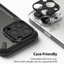 Ringke Camera Styling Compatible with Apple iPhone 13 Pro/ 13 Pro Max Camera Lens Protector Aluminum Frame Tough Styling Bezel Protective Cover - Black - SW1hZ2U6NjM0Mjkx