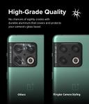 Ringke Camera Styling Compatible with OnePlus 10 Pro 5G, Back Camera Lens Edge Protector Case-Friendly Aluminum Frame Tough Protective Adhesive Cover-Black - SW1hZ2U6NjM0MzA4