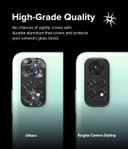 Ringke Camera Styling Compatible with Redmi Note 11, Back Camera Lens Edge Protector Case-Friendly Aluminum Frame Tough Protective Adhesive Cover-Black - SW1hZ2U6NjM0MzM1