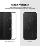 Ringke Compatible with Apple iPhone 13 / iPhone 13 Pro Tempered Glass Screen Protector Invisible Defender Full Coverage Case Friendly [ Deisgned Screen Guard for iPhone 13 / iPhone 13 Pro ] - Black - SW1hZ2U6NjM0Mzg2