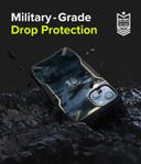 Ringke Cover for iPhone 13 Mini Case Hard Fusion-X Ergonomic Transparent Shock Absorption TPU Bumper [ Designed Case for iPhone 13 Mini ] - Camo Black - SW1hZ2U6NjM0NjEz