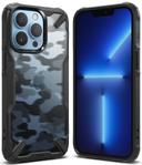 Ringke Cover for iPhone 13 Pro Case Hard Fusion-X Ergonomic Transparent Shock Absorption TPU Bumper [ Designed Case for iPhone 13 Pro ] - Camo Black - SW1hZ2U6NjM0Njc5