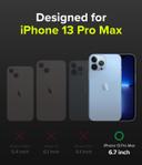 كفر آيفون مقاوم للصدمات - اسود   Ringke Slim Compatible with Apple iPhone 13 Pro Max Case - SW1hZ2U6NjM0Njk4