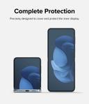 Ringke Dual Easy Film (2 Pack) Compatible with Samsung Galaxy Z Flip 4 ,High Resolution Support Ultrasonic Fingerprint Easy Application Case Friendly Screen Protector for Galaxy Z Flip 4 (2022) - SW1hZ2U6NjM0ODA1