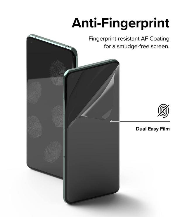 لاصقة حماية الشاشة لهاتف OnePlus 10 Pro 5G حزمة 2في1 Dual Easy Film Screen Protector - Ringke - SW1hZ2U6NjM0ODc3