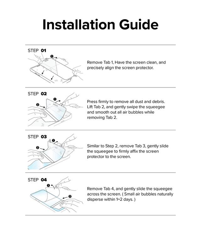 لاصقة حماية الشاشة لهاتف OnePlus 10 Pro 5G حزمة 2في1 Dual Easy Film Screen Protector - Ringke - SW1hZ2U6NjM0ODgx