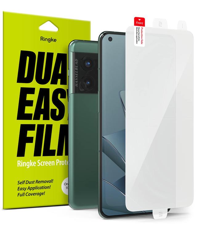 لاصقة حماية الشاشة لهاتف OnePlus 10 Pro 5G حزمة 2في1 Dual Easy Film Screen Protector - Ringke - SW1hZ2U6NjM0ODY3