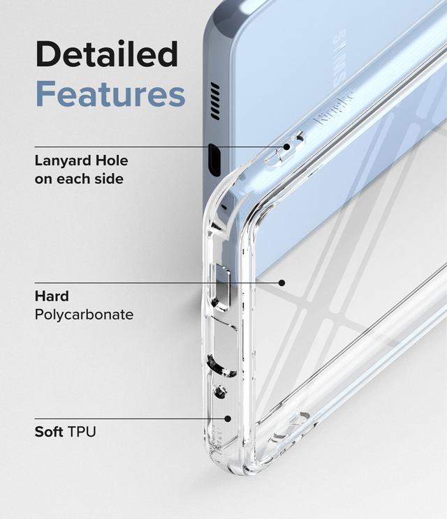 كفر سامسونغ مقاوم للصدمات - شفاف Fusion Compatible with Samsung Galaxy A73 Case - Ringke - SW1hZ2U6NjM1NTQ3