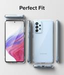 Ringke Fusion Compatible with Samsung Galaxy A73 5G (2022) Case, Anti-Fingerprint Frosted Hard Back Shockproof TPU Bumper Cover [ Designed Case For Samsung Galaxy A73 5G ]- Clear - SW1hZ2U6NjM1NTUx