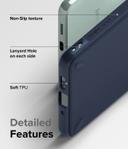 كفر سامسونغ مقاوم للصدمات - أزرق غامق Onyx Compatible with Samsung Galaxy A73 5G (2022) Case Non-Slip Flexible TPU Cover- Ringke - SW1hZ2U6NjM2ODkx
