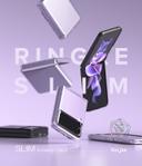 Ringke Slim Case for Galaxy Z Flip 3 5G (2021) Anti-Cling Micro-Dot Technology Shockproof Protective [ Samsung Galaxy Z Flip 3 Case Supports Fast Wireless Charging ] - Matte Clear - SW1hZ2U6NjM3NzU1