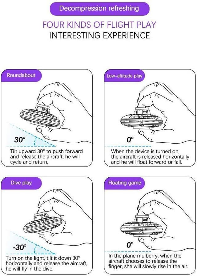 الدرون المجنونة Mini UFO Drone