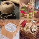 Wownect 100m Jute Twine, 2mm Natural Jute String Cord Twine for Arts & Crafts, Gift Wrapping, Floristry, Rustic Jars, Decoration, Bundling, Garden and Recycling - SW1hZ2U6NjM3OTUw