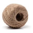 Wownect 100m Jute Twine, 2mm Natural Jute String Cord Twine for Arts & Crafts, Gift Wrapping, Floristry, Rustic Jars, Decoration, Bundling, Garden and Recycling [Pack of 2] - SW1hZ2U6NjM3OTc0