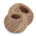 Wownect 100m Jute Twine, 2mm Natural Jute String Cord Twine for Arts & Crafts, Gift Wrapping, Floristry, Rustic Jars, Decoration, Bundling, Garden and Recycling [Pack of 2] - SW1hZ2U6NjM3OTYw