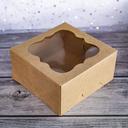 Wownect Cardboard Gift Boxes Kraft Paper Boxes with Unique Shape [4x4x2.5 Inch][Pack of 20] Cake Box For Kids Muffins Cookies Party Favor Treats and Jewelry Packaging - SW1hZ2U6NjM4Mzcy