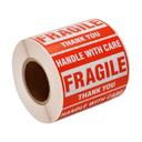 ملصقات تحذيرية للمواد القابلة للكسر (الهشة) 1000 قطعة Fragile Sticker [HANDLE WITH CARE - FRAGILE - THANK YOU] [2x3inch][1000 Stickers] - Wownect - SW1hZ2U6NjM4NjU4