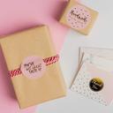 Wownect Handmade with Love Stickers Round [1inch][1000 Pcs Labels] Labels For Envelope Seals, Packing Seals, cards, Gift Boxes, Shopping Bags, Bouquets, Cardboard Decoration - SW1hZ2U6NjM4NzEx