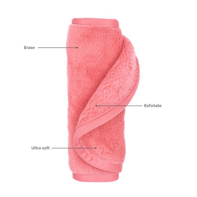Wownect Makeup Remover Cloth, Soft Microfiber Reusable Facial Cleansing Towel [4 Per Pack] Machine Washable Cloth Suitable for All Skin Types - Black Pink,Blue,Grey - SW1hZ2U6NjM4ODY2