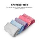 Wownect Makeup Remover Cloth, Soft Microfiber Reusable Facial Cleansing Towel [4 Per Pack] Machine Washable Cloth Suitable for All Skin Types - Black Pink,Blue,Grey - SW1hZ2U6NjM4ODcz