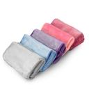 Wownect Makeup Remover Cloth Reusable Microfiber Face Towel Washable, Facial Cleansing Cloths [5 Per Pack] [Soft Delicate Machine Washable] [15.7x6.6 inch] - Hot Pink, Lavender, Pink, Blue, Grey - SW1hZ2U6NjM4OTAx