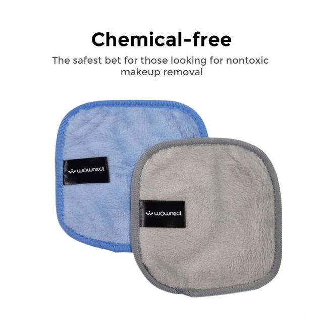 Wownect Makeup Remover Cloth Reusable Microfiber Face Towel Washable, Square Facial Cleansing Cloths [6 Per Pack] [Soft Delicate Machine Washable] [5.9x5.9inch] - SW1hZ2U6NjM4OTMy