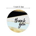 مجموعة ملصقات (ستيكرات) شكر دائرية ملونة 500 قطعة Pattern Thankyou Sticker Round [1inch][500 Stickers] - Wownect - SW1hZ2U6NjM5MDI4