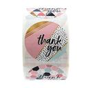 Wownect Pattern Thankyou Sticker Round [1inch][500 Stickers] Labels For Envelope Seals, Packing Seals, cards, Gift Boxes, Shopping Bags, Bouquets, Cardboard Decoration - SW1hZ2U6NjM5MDMw