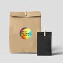 Wownect Rainbow Laser YOU'VE GOT GREAT TASTE Stationary Stickers Round [1inch][1000 Pcs Labels] Labels For Envelope Seals, Packing Seals, cards, Gift Boxes, Shopping Bags, Bouquets Decoration - SW1hZ2U6NjM5MTIy