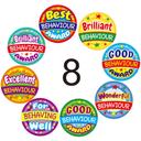 مجموعة ملصقات (ستيكرات) تشجيعية للمكافآت 500 قطعة Rewards Encouragement Stationery Stickers Round [1 inch][500 Pcs Labels] - Wownect - SW1hZ2U6NjM5MTkw