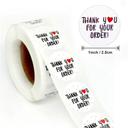 Wownect Thankyou For Your Order Sticker Round [1inch][500 Stickers] Labels For Envelope Seals, Packing Seals, cards, Gift Boxes, Shopping Bags, Bouquets, Cardboard Decoration - SW1hZ2U6NjM5Mjcz