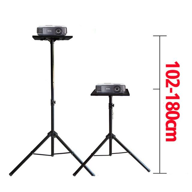 Wownect Universal Speaker Stand Mount Holder, Projector Tripod Stand [Adjustable Height from 40” to 71”] Multi-Functional Tripod Laptop Stand with Mounting Bracket & Rack Tray [ Pack of 2 ] - SW1hZ2U6NjM5Mjkx