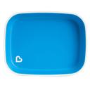 أطباق طعام أطفال سبلاش 2 قطعة أخضر و أزرق مانشكين Splash Plates 2 Pack - Blue & Green - Munchkin - SW1hZ2U6NjYxMDA5