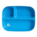 أطباق طعام سبلاش مقسمة للأطفال 2 قطعة أخضر و أزرق Splash Divided Plates 2 Pack- Blue & Green - Munchkin - SW1hZ2U6NjYxMDI5