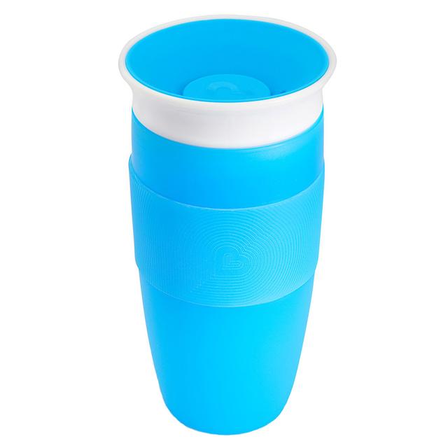 كوب شرب للأطفال الصغار 14 أونصة أزرق مونشكين Miracle 360 Sippy Cup 10oz – Green Miracle 360 Sippy Cup 14oz- Blue - Munchkin - SW1hZ2U6NjU5NDIx