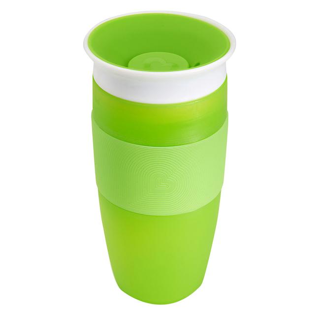 كوب شرب للأطفال الصغار 14 أونصة أخضر مونشكين Miracle 360 Sippy Cup 10oz – Green Miracle 360 Sippy Cup 14oz- Green - Munchkin - SW1hZ2U6NjU5NDMw