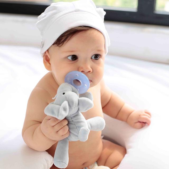 Minikoioi - Plush Toy With Soother - Sleep Buddy - Elephant - SW1hZ2U6NjUyNzI1