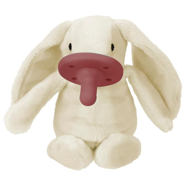 لهاية اطفال مع دمية - أرنب أبيض Plush Toy With Soother  Sleep Buddy - Minikoioi - SW1hZ2U6NjUyNzQy