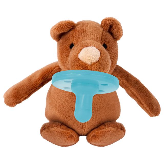 لهاية اطفال مع دمية - دب بني Plush Toy With Soother  Sleep Buddy - Minikoioi - SW1hZ2U6NjUyNzY5