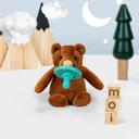 Minikoioi - Plush Toy With Soother - Sleep Buddy Brown Bear - SW1hZ2U6NjUyNzc1