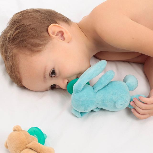 Minikoioi - Plush Toy With Soother - Sleep Buddy Blue Bunny - SW1hZ2U6NjUyODE5