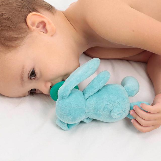 Minikoioi - Plush Toy With Soother - Sleep Buddy Blue Bunny - SW1hZ2U6NjUyODIz