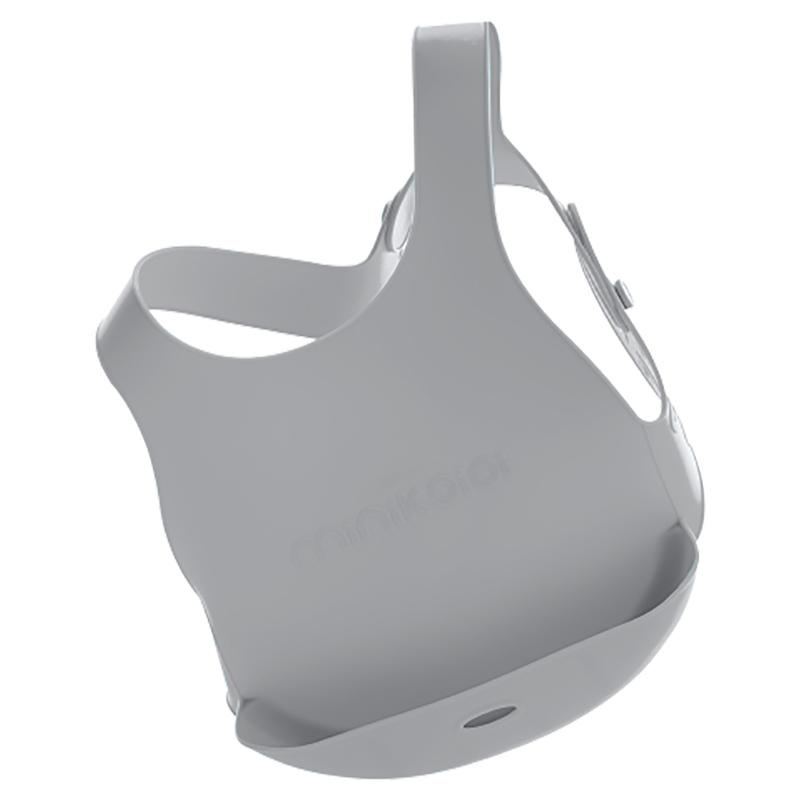 Minikoioi - Silicone Flexi Bib - Grey